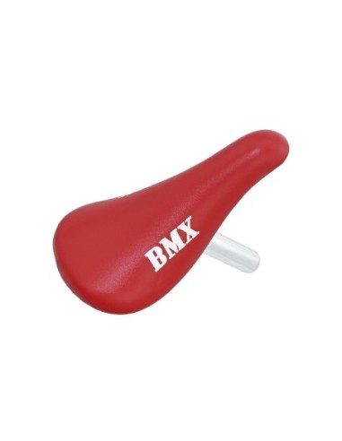 Saddle W/Post Bmx Red.